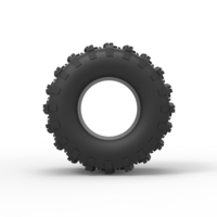 Diecast dirt dragster rear tire 10 Scale 1:25 - Thumbnail 5