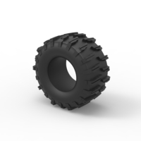 Diecast dirt dragster rear tire 10 Scale 1:25 - Thumbnail 7