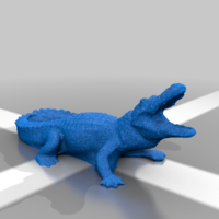 Small Realistic Alligator 3D Model 3D Printing 506147