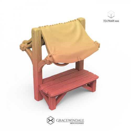 Canopy Market Stall 3D Print 506179