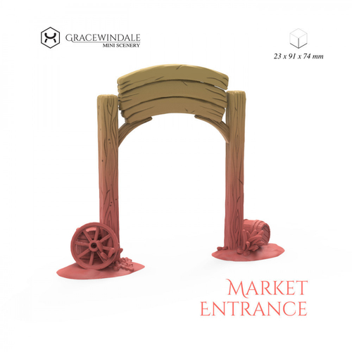 Market Gate 3D Print 506196