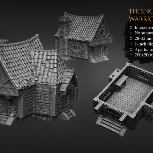 The Snoring Warrior Tavern 3D Print 506211