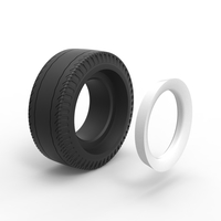 Whitewall rear tire of vintage dragster Version 2 1:25 - Thumbnail 9