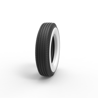 Diecast Whitewall tire Scale 1:25 - Thumbnail 3