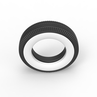 Diecast Whitewall tire Scale 1:25 - Thumbnail 6