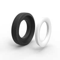 Diecast Whitewall tire Scale 1:25 - Thumbnail 9