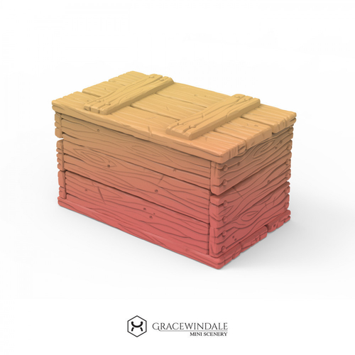 Old Crate 3D Print 506289