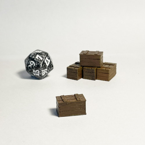 Old Crate 3D Print 506290