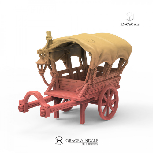 Covered Wagon 3D Print 506294