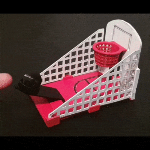 Mini basketball shooting game - No stand - Assembles 3D Print 506320