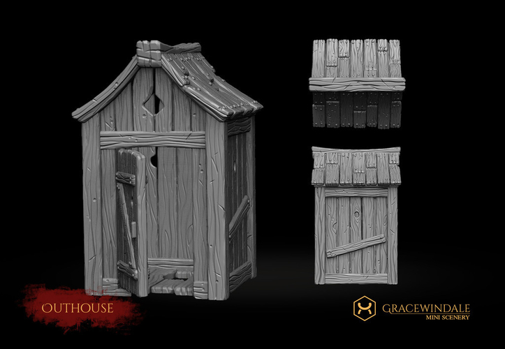 Outhouse 3D Print 506333