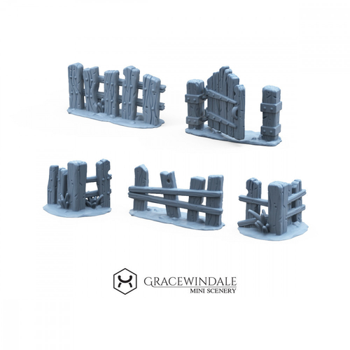 Modular Farm Fence 3D Print 506337