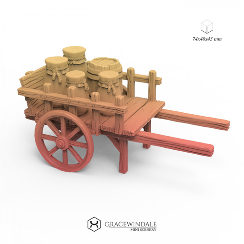 Cart with Goods 3D Print 506354