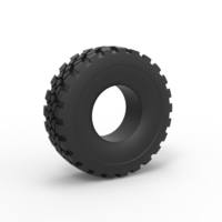 Diecast military truck tire 11 Scale 1:25 - Thumbnail 1