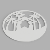 CHRISTMAS SCENE FOR WALL AND TREE - Thumbnail 2