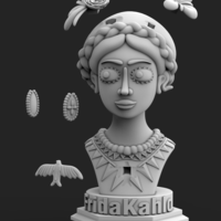 Frida Kahlo bust - Thumbnail 1