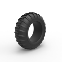 Diecast dune buggy front tire 13 Scale 1:25 - Thumbnail 2