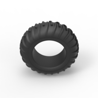 Diecast dune buggy front tire 13 Scale 1:25 - Thumbnail 6