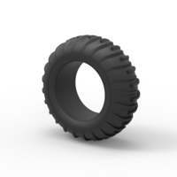 Diecast dune buggy front tire 13 Scale 1:25 - Thumbnail 7