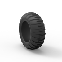 Diecast dune buggy front tire 13 Scale 1:25 - Thumbnail 8
