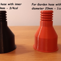 Adapter for garden hose on 1000l IBC tank - Thumbnail 2