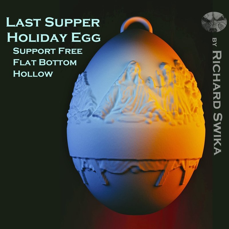 Last Supper Holiday Egg
