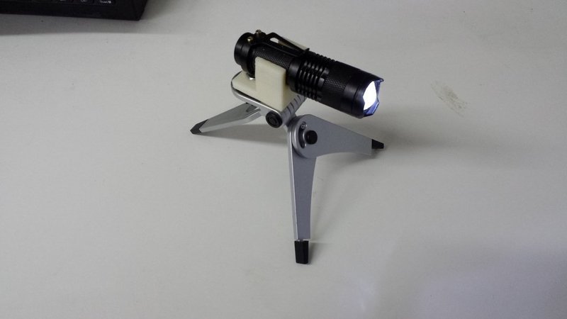 Cree Flashlight Tripod Mount