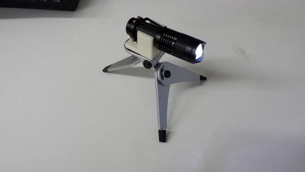 Cree Flashlight Tripod Mount