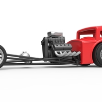 Front engine old school dragster with shell Scale 1:25 - Thumbnail 2