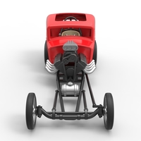 Front engine old school dragster with shell Scale 1:25 - Thumbnail 6