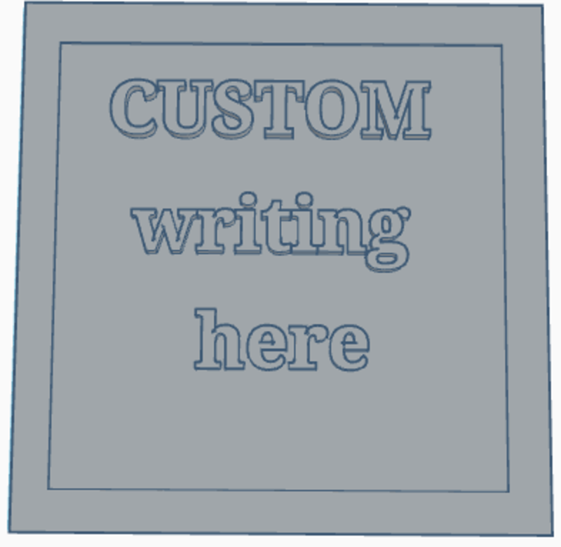 Customization writing plane