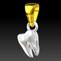  jewelry pendant molar - Thumbnail 1