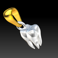 jewelry pendant molar - Thumbnail 3