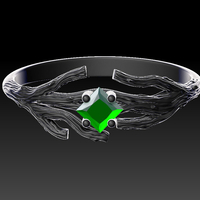 Small Ring branch 3D Printing 506683