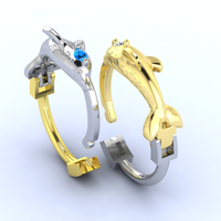 Jewelry earrings Dolphin - Thumbnail 3