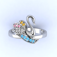 	JEWELRY SWAN RING - Thumbnail 2