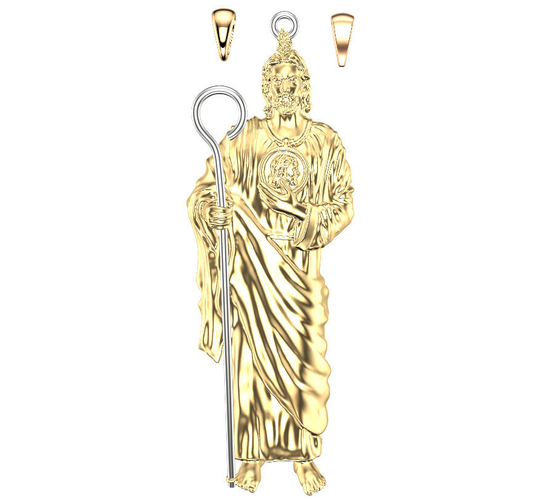 JEWELRY PENDANT ST. JUDE 6.50 cm 3D Print 506698