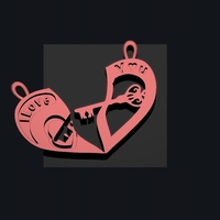 heart key chain - Thumbnail 5