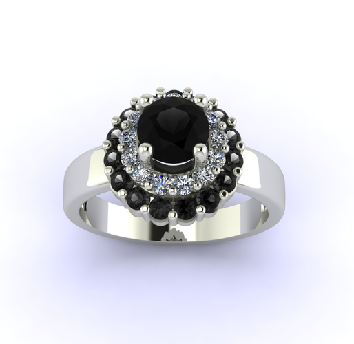 ​Jewelry Ring F079 3D Print 506848