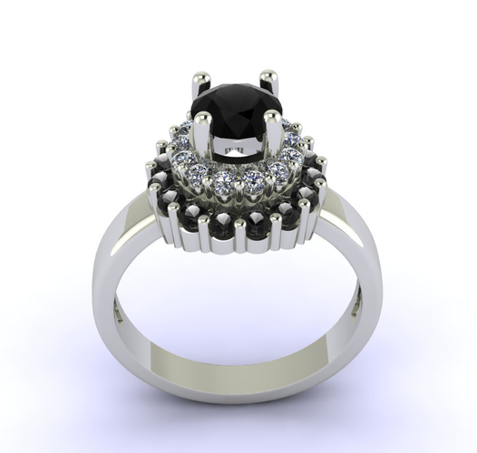 ​Jewelry Ring F079 3D Print 506849