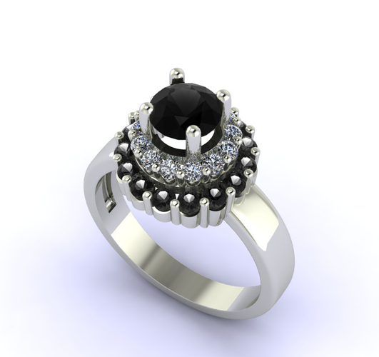 ​Jewelry Ring F079 3D Print 506850