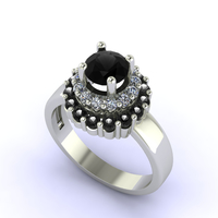 Small ​Jewelry Ring F079 3D Printing 506850
