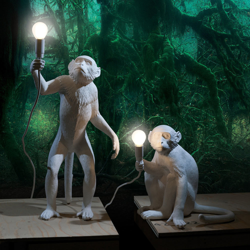 seated monkey lamp 3D Print 506930