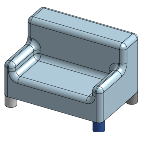 couch 3D Print 506991