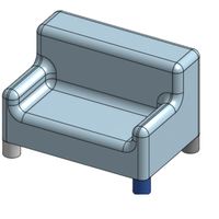 Small couch 3D Printing 506991