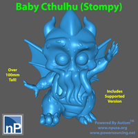 Small Baby Cthulhu, version 1 3D Printing 507007