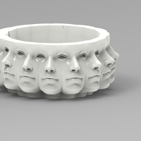 Small Polyface planter  3D Printing 507027