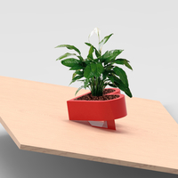 Small Heart planter (pot)  3D Printing 507031