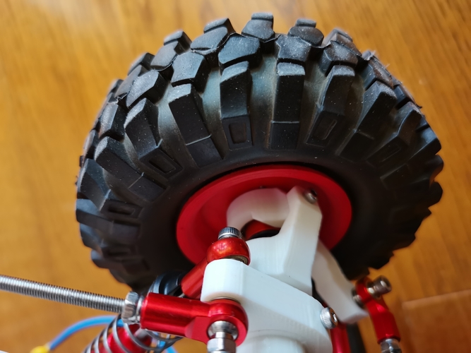 1/10 RC 攀爬/穿越车用轮毂 Wheel Hub 3D Print 507035