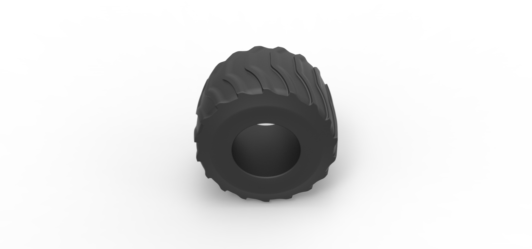 Diecast Monster Jam tire 21 Scale 1:25 3D Print 507133